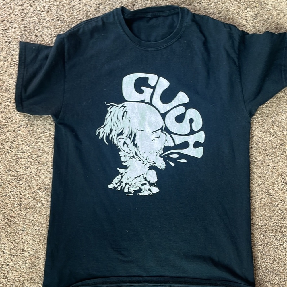 90s hardcore band tee. Authentic vintage merch for GUSH. Men’s M/L